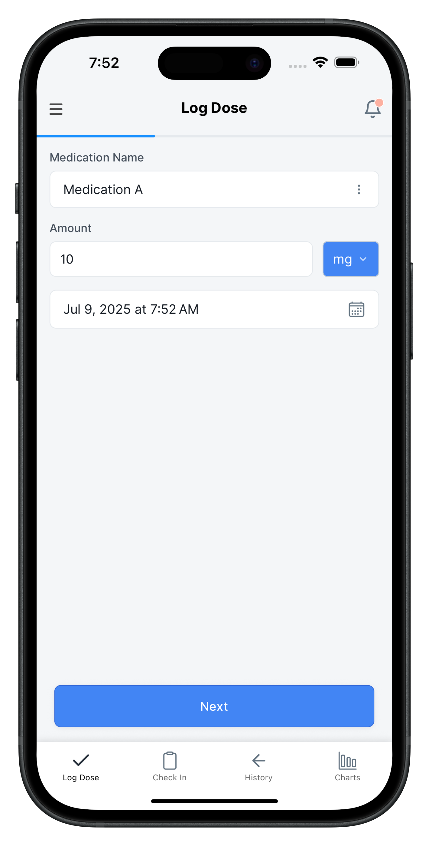 Medication dosage tracking